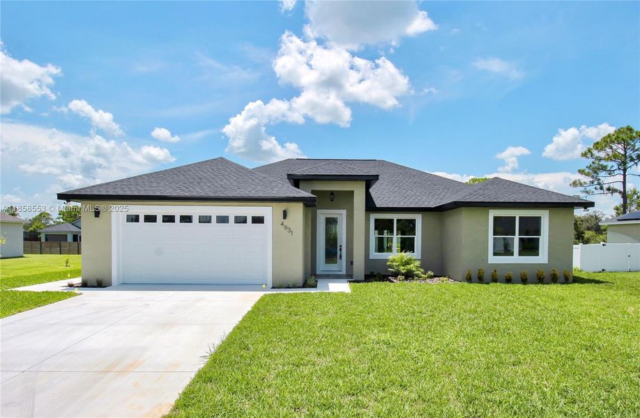 Front exterior of a new home in , Sebring, FL, highlighting curb appeal (Image 21). Front exterior of a new home in , Sebring, FL, highlighting curb appeal (Image 21).