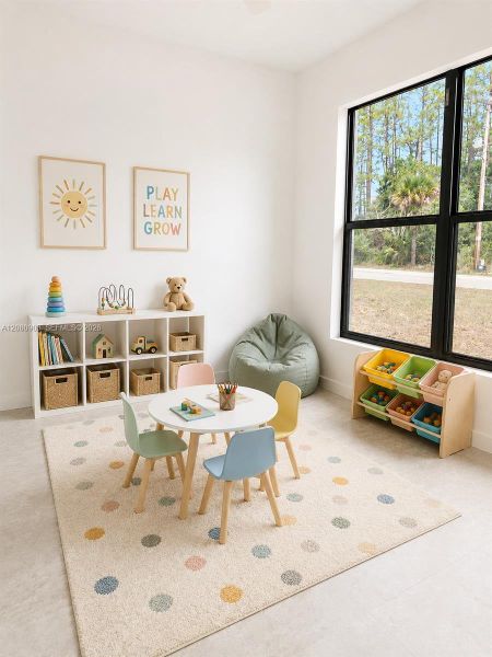 Furnished interior view inside a new home in , Lehigh Acres (Image 15).