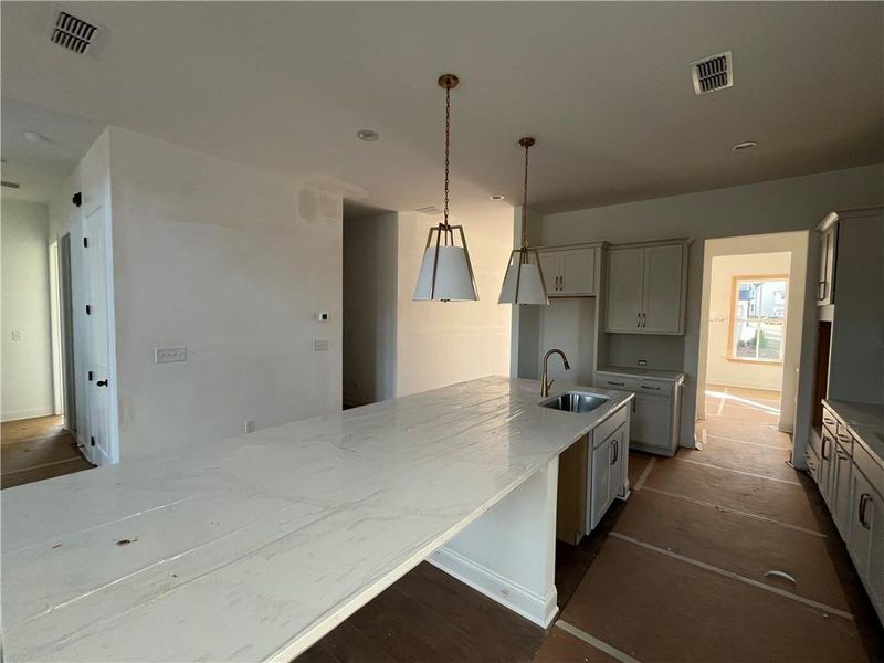 In-progress construction of a new home in East Harbor II at Chestatee, Dawsonville, GA (Image 12).