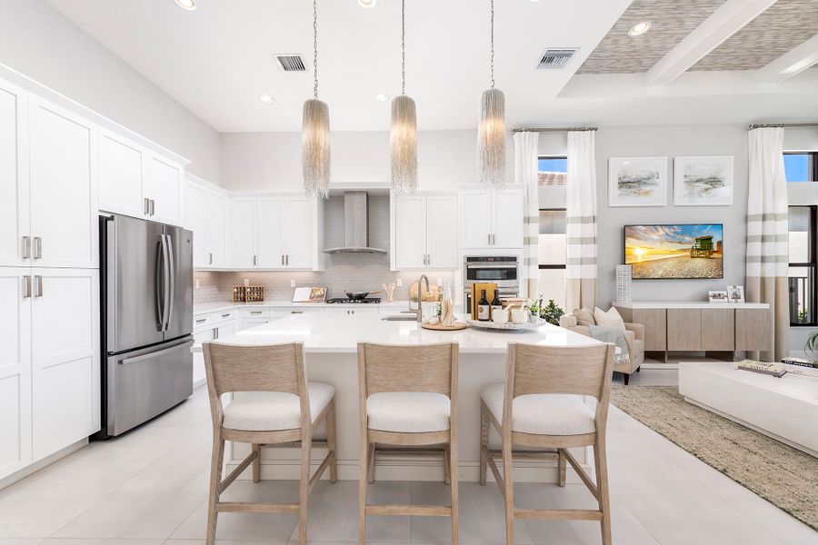Representative furnished interior of a home built from the Venice by GL Homes in Valencia Grand (55+), Boynton Beach (Image 7).