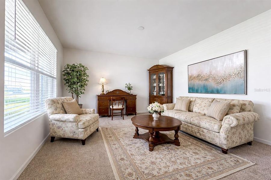 Furnished interior view inside a new home in Cypress Bay West, Palm Bay (Image 13).