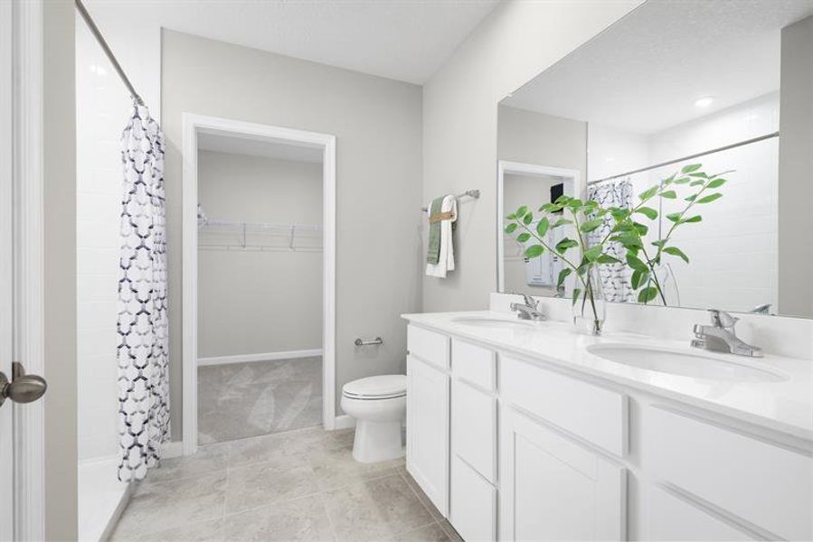 Representative furnished interior of a home built from the Neptune End Home by Ryan Homes in Waverly at Wylder, Port St. Lucie (Image 6).