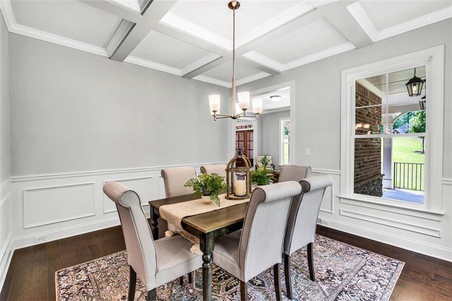 Furnished interior view inside a new home in The Estates at Hurricane Pointe, Douglasville (Image 9). Furnished interior view inside a new home in The Estates at Hurricane Pointe, Douglasville (Image 9).
