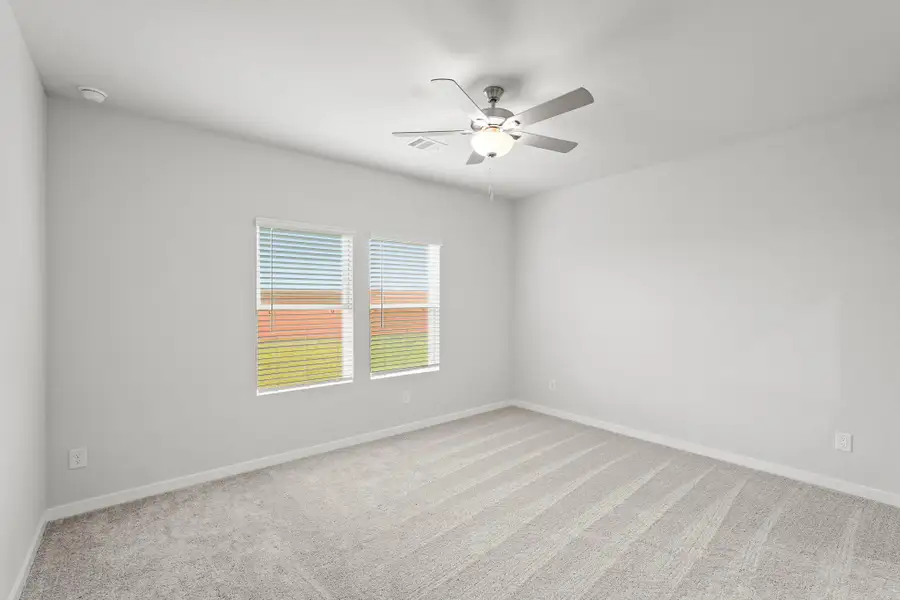 Spacious, unfurnished interior of a new home in Sanford Farms, Waller (Image 16). Spacious, unfurnished interior of a new home in Sanford Farms, Waller (Image 16).