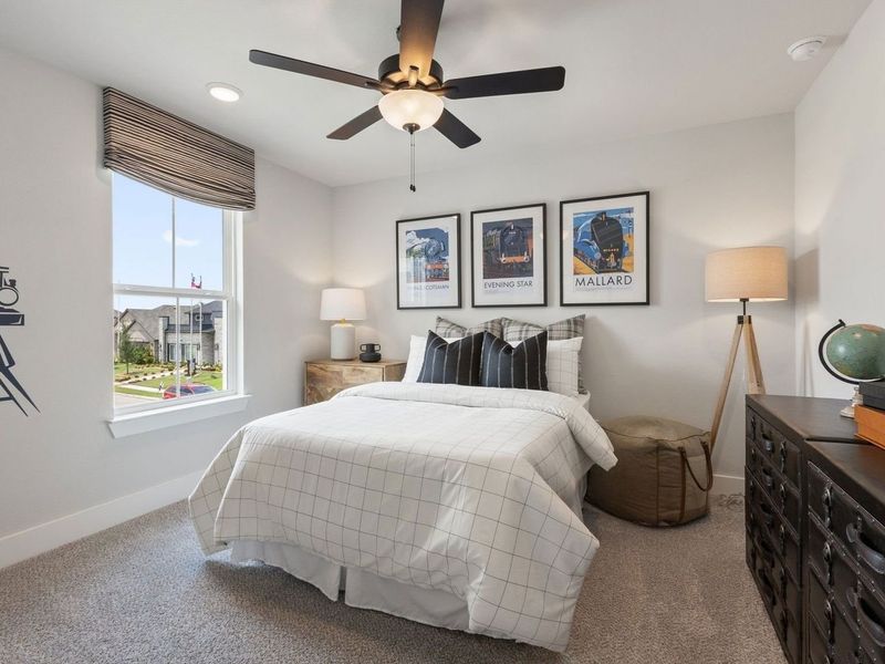 Furnished interior view inside a new home in Mercer Meadows, Royse City (Image 17). Furnished interior view inside a new home in Mercer Meadows, Royse City (Image 17).