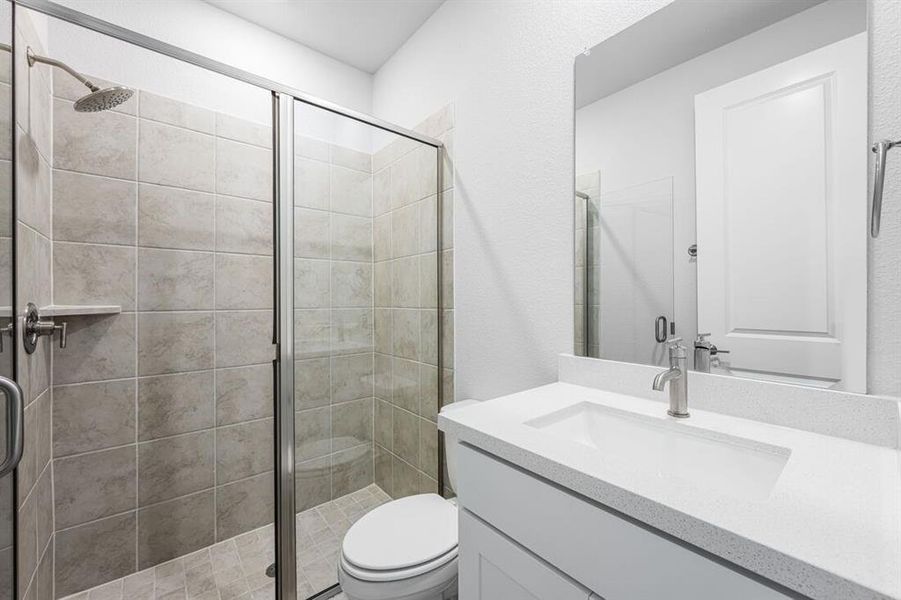 Furnished interior view inside a new home in Cross Creek Meadows 55s, Celina (Image 12). Furnished interior view inside a new home in Cross Creek Meadows 55s, Celina (Image 12).