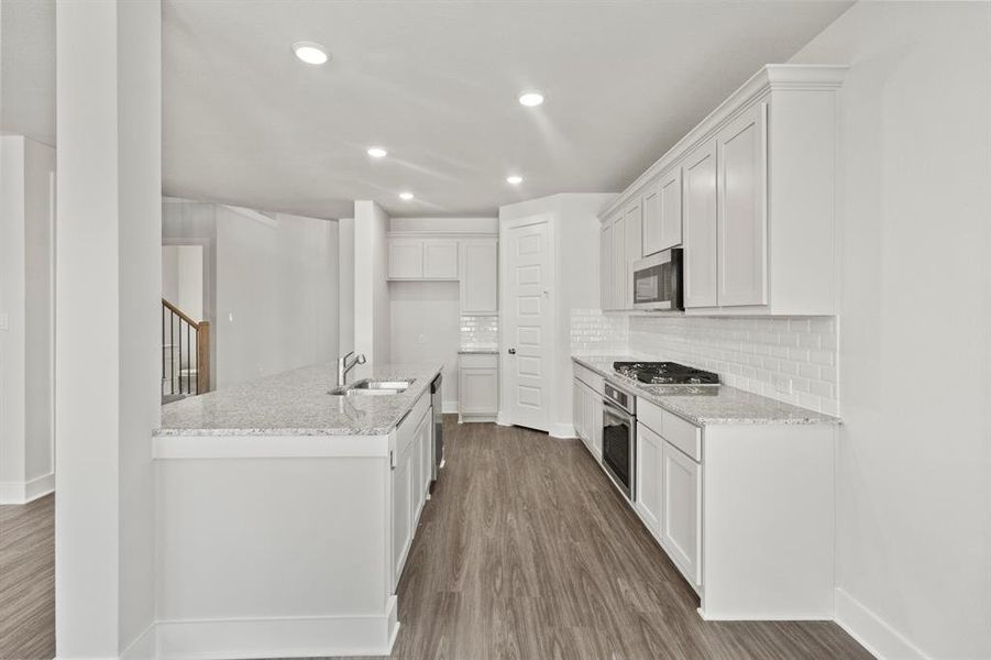 Furnished interior view inside a new home in Lyons Crest Estates, Garland (Image 6).