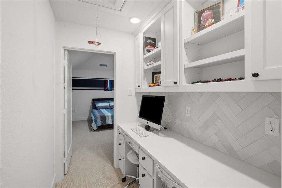 Furnished interior view inside a new home in Trinity Falls: 70ft. lots, McKinney (Image 17).