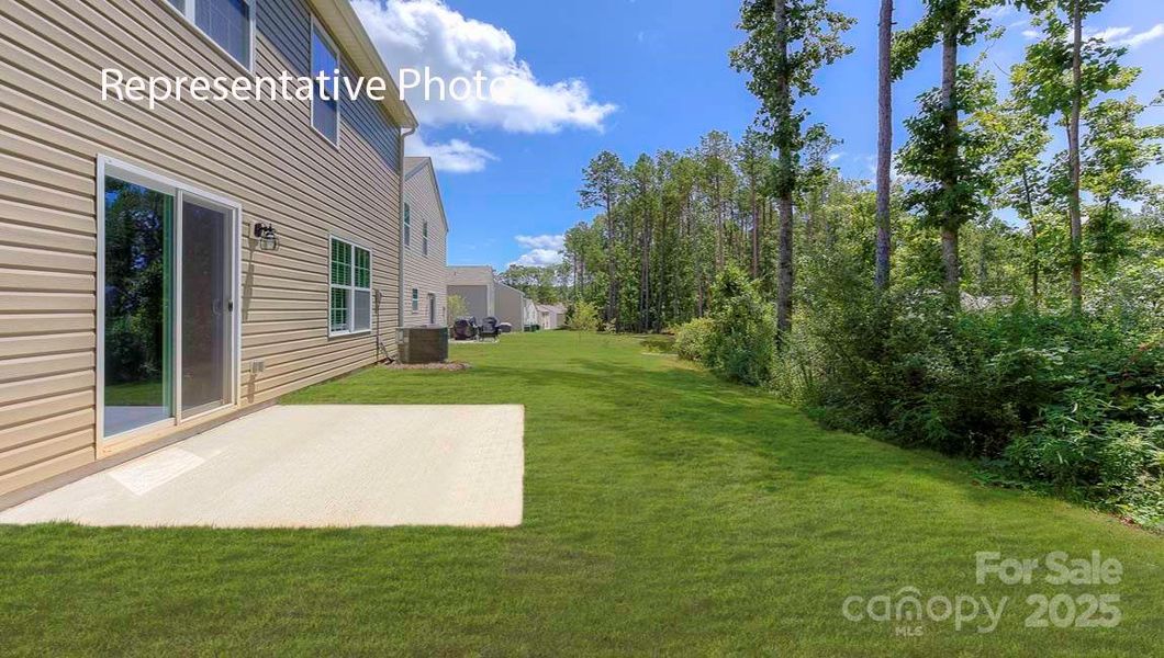 Exterior details and patio area of a home in Huffman Ridge, Hickory (Image 3).