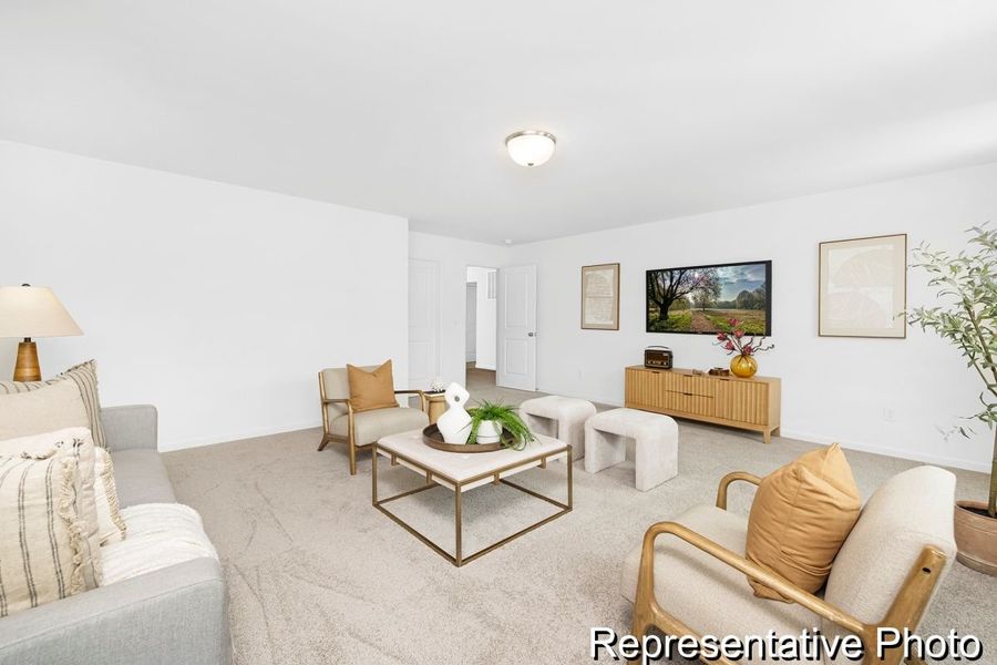 Furnished interior view inside a new home in Wheatfield Estates, Statesville (Image 27).