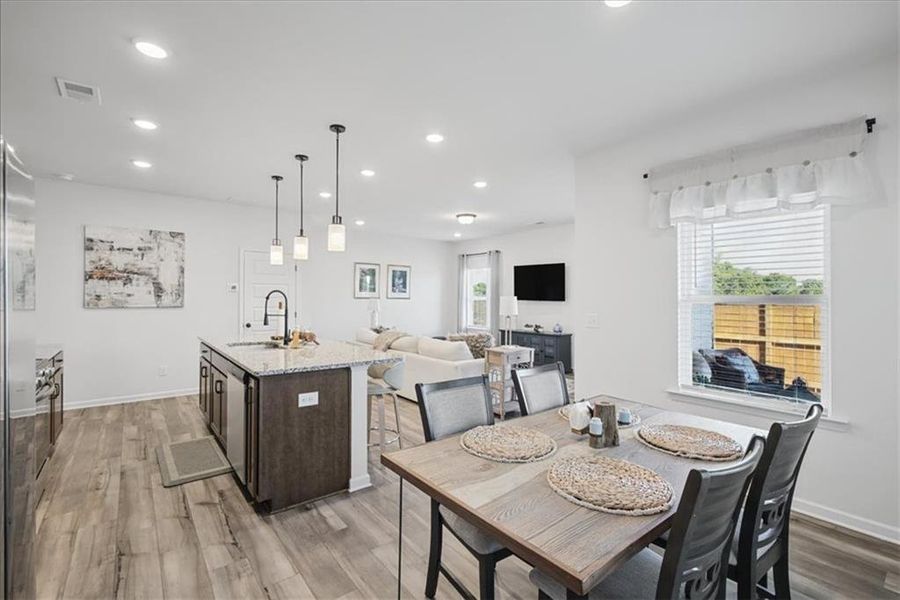 Furnished interior view inside a new home in , Cartersville (Image 16).