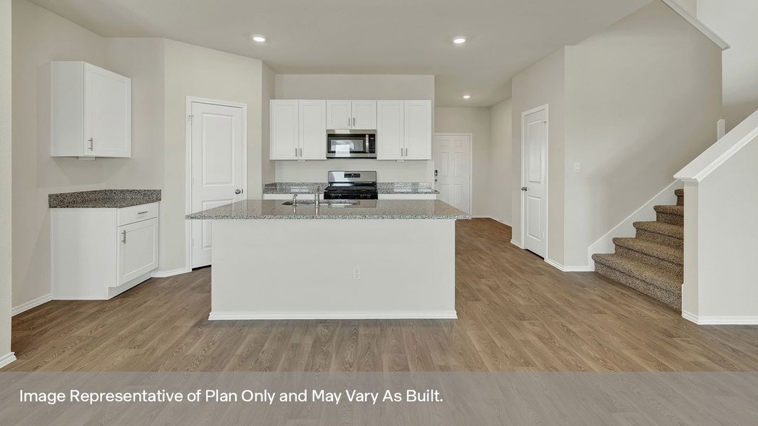 Representative furnished interior of a home built from the The Midland by D.R. Horton in Bollinger, Maxwell (Image 10).