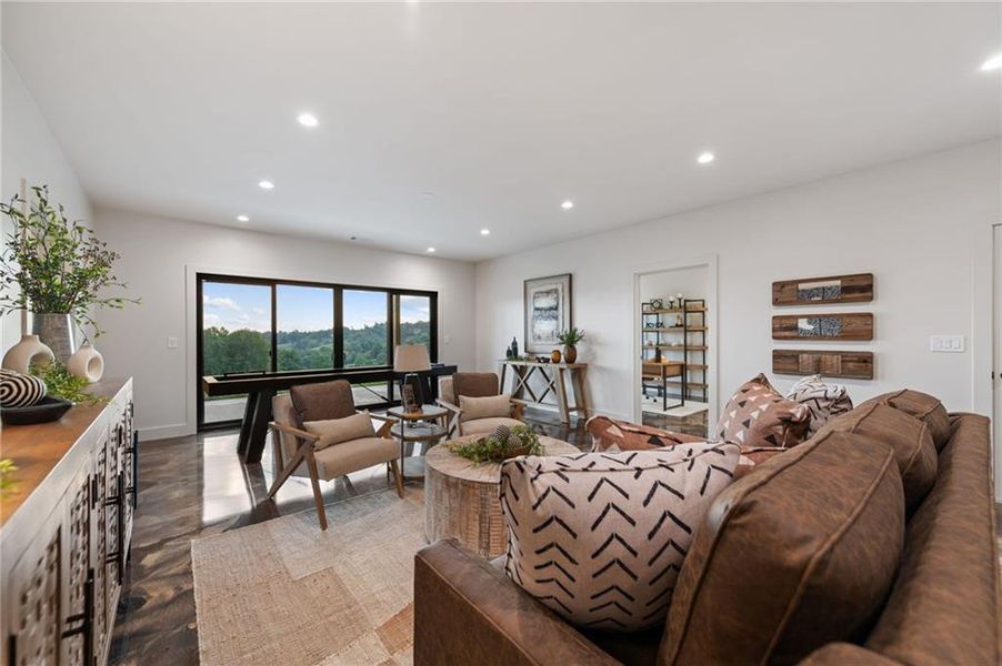 Furnished interior view inside a new home in , Morganton (Image 16).