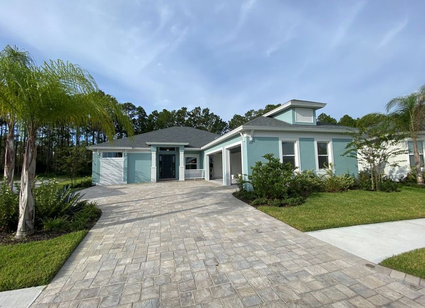 Representative exterior photo of a completed home built from the Avery by Paytas Homes in The Reserve at Victoria, Deland, FL (Image 24).