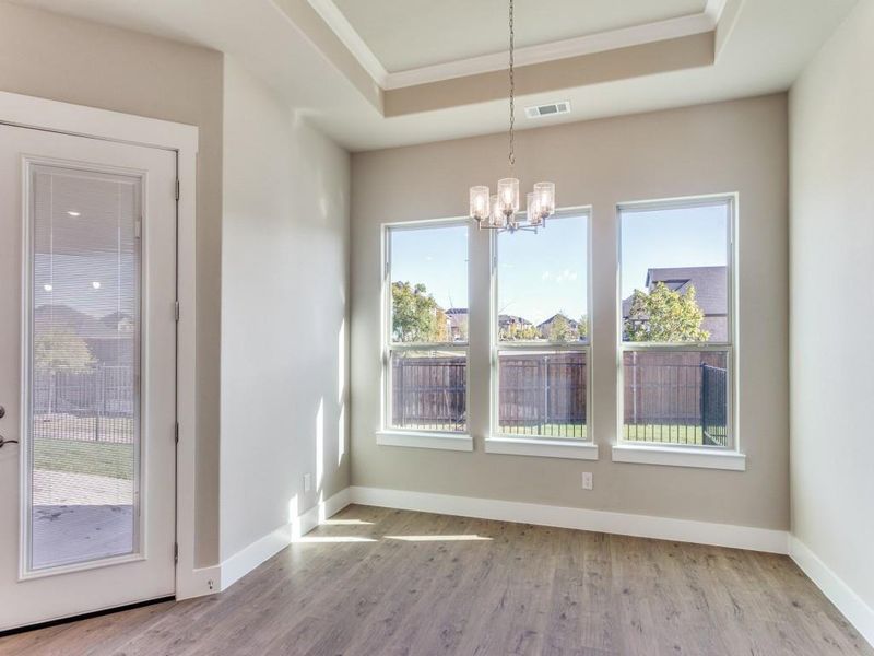 Spacious, unfurnished interior of a new home in Ladera at the Reserve, Mansfield (Image 21).