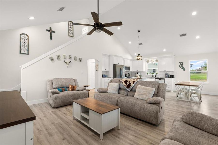 Furnished interior view inside a new home in , Whitney (Image 18).