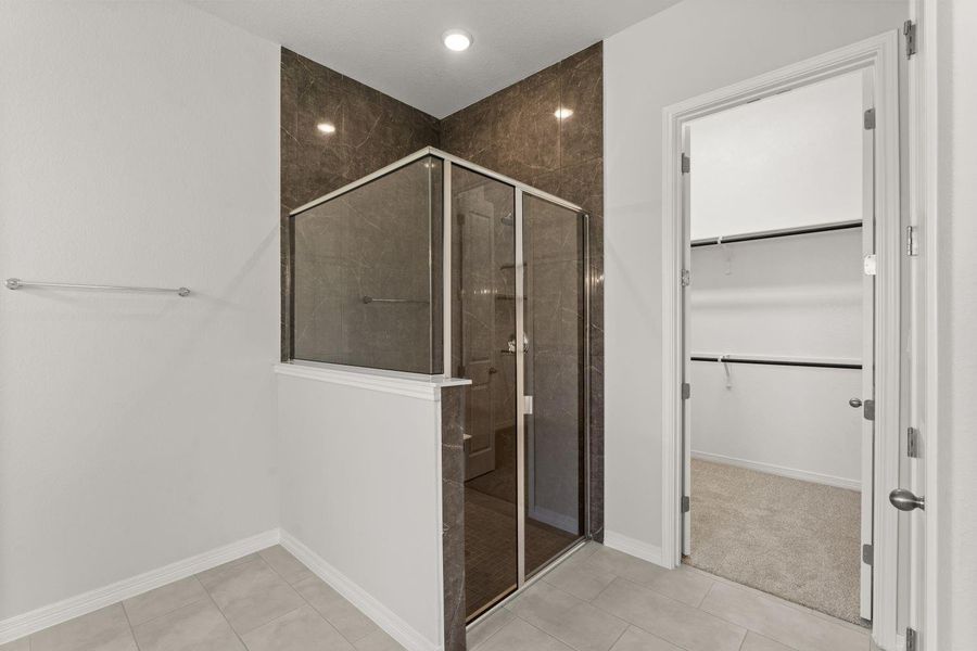 Walk-in Shower in Primary Bath