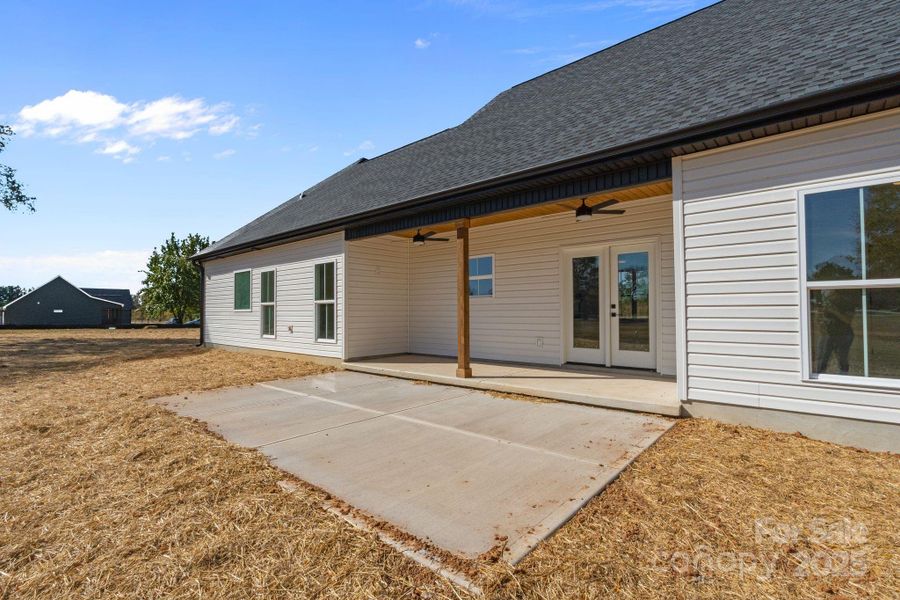 Exterior details and patio area of a home in , Clover (Image 4). Exterior details and patio area of a home in , Clover (Image 4).