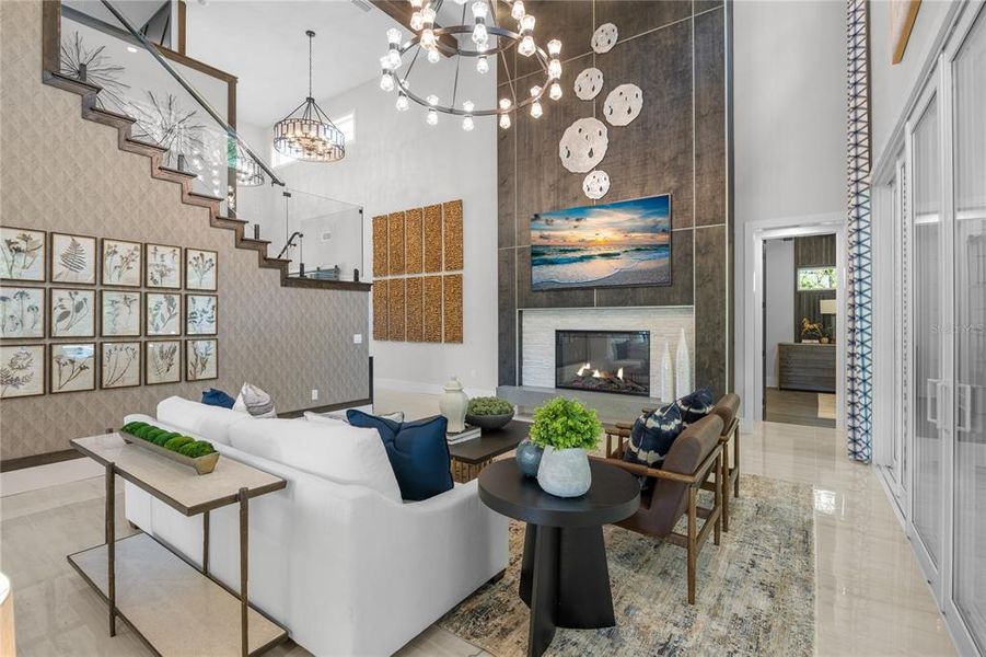 Furnished interior view inside a new home in Laureate Village, Newberry (Image 14). Furnished interior view inside a new home in Laureate Village, Newberry (Image 14).