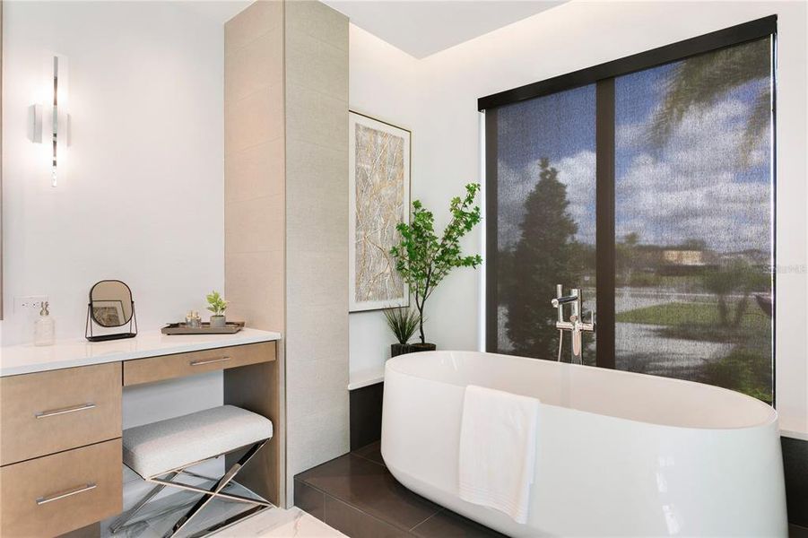 Furnished interior view inside a new home in , Odessa (Image 41).