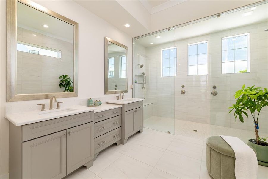 Furnished interior view inside a new home in , Palmetto (Image 14).