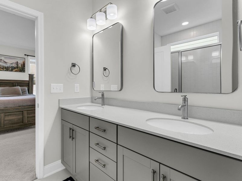 Furnished interior view inside a new home in High Point at Foxbank, Moncks Corner (Image 38).