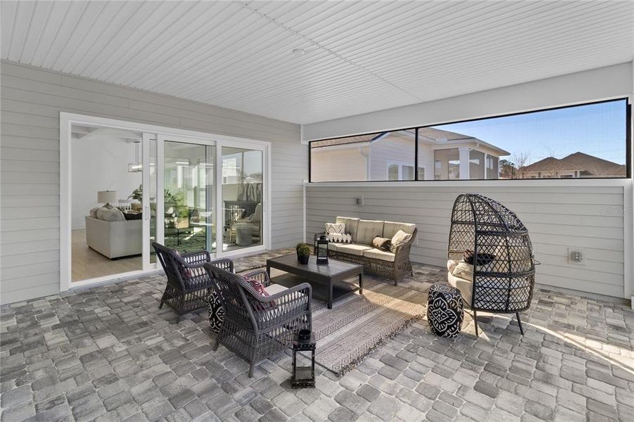 Exterior details and patio area of a home in Oakmont, Gainesville (Image 3). Exterior details and patio area of a home in Oakmont, Gainesville (Image 3).
