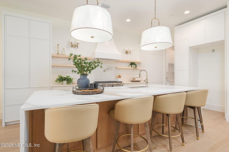 Furnished interior in a model home at Townhomes on 1st in Jacksonville Beach (Image 7).