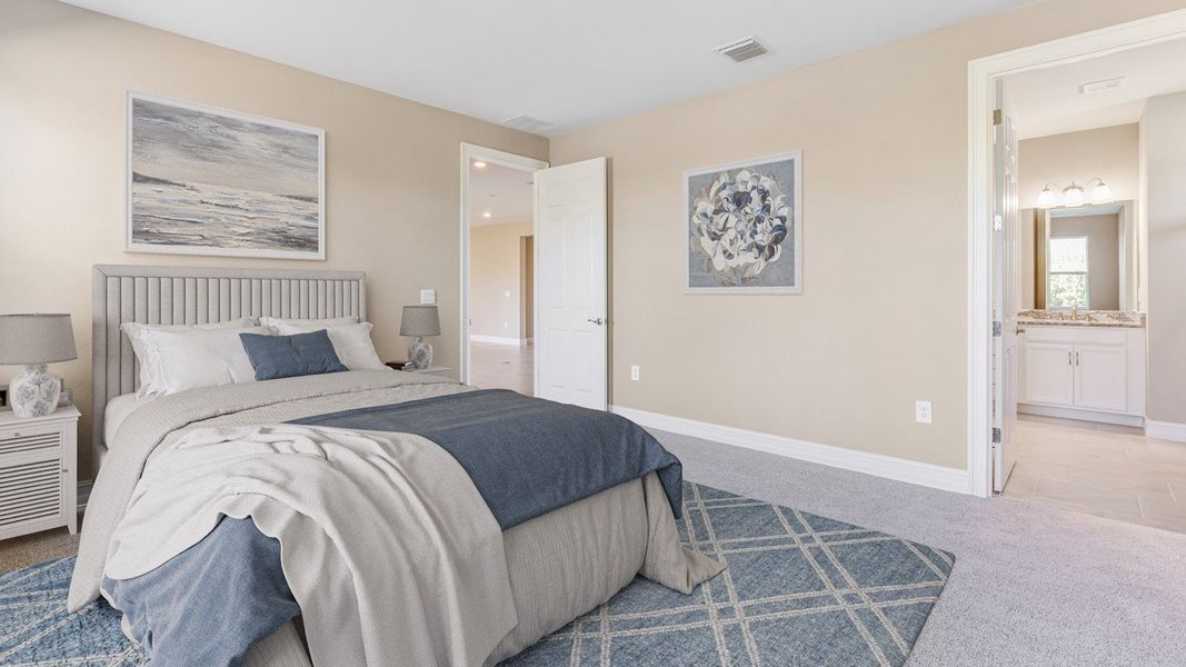 Representative furnished interior of a home built from the Kellen by D.R. Horton in Cape Coral Spot - Tradition, Cape Coral (Image 7).