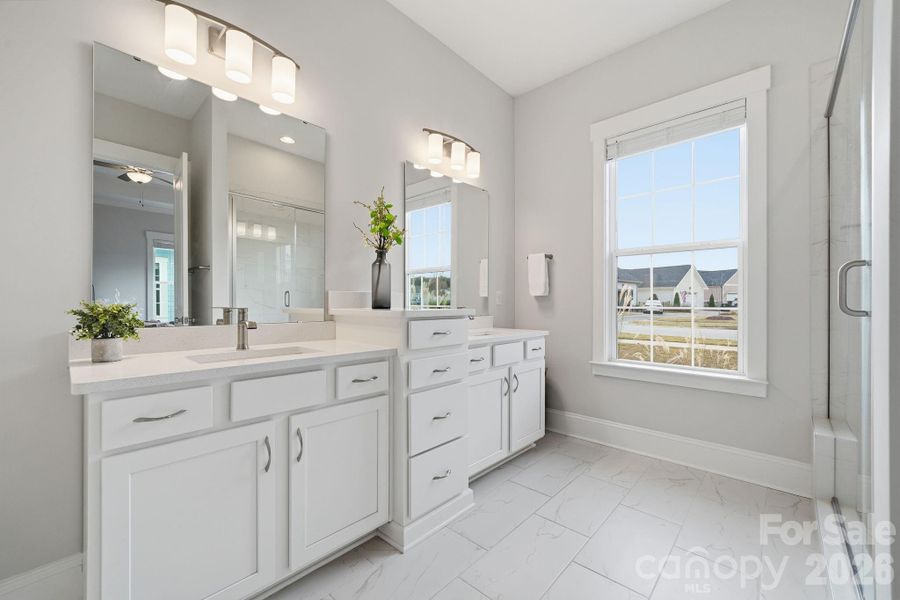 Furnished interior view inside a new home in Riverwalk, Rock Hill (Image 27). Furnished interior view inside a new home in Riverwalk, Rock Hill (Image 27).