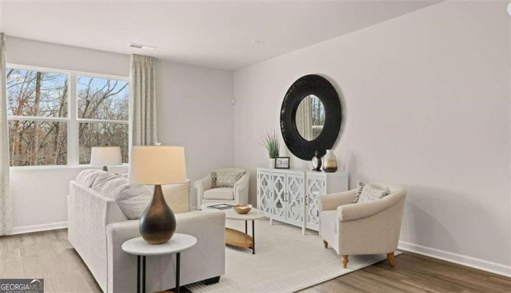 Furnished interior view inside a new home in Echo Glen, Stockbridge (Image 28).