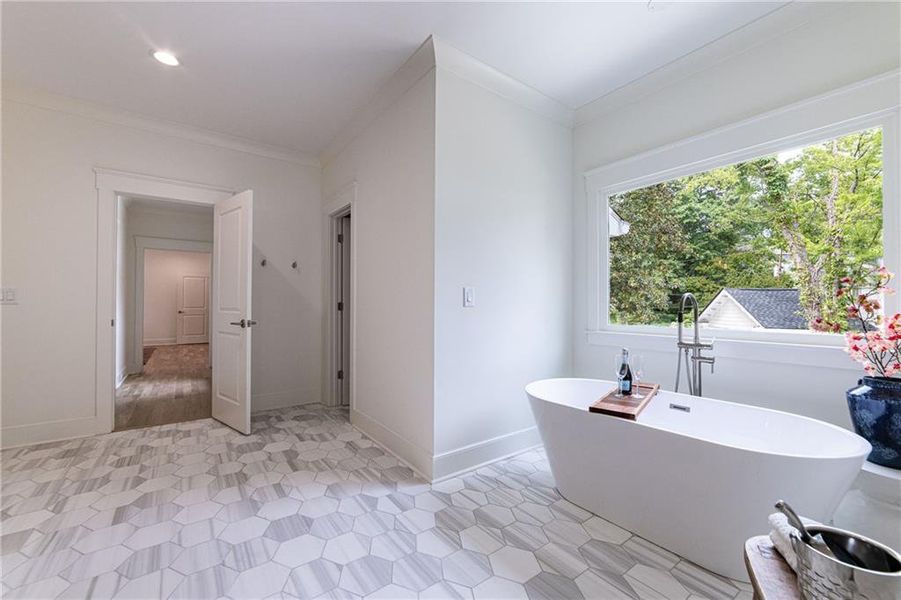 Furnished interior view inside a new home in , Atlanta (Image 33).