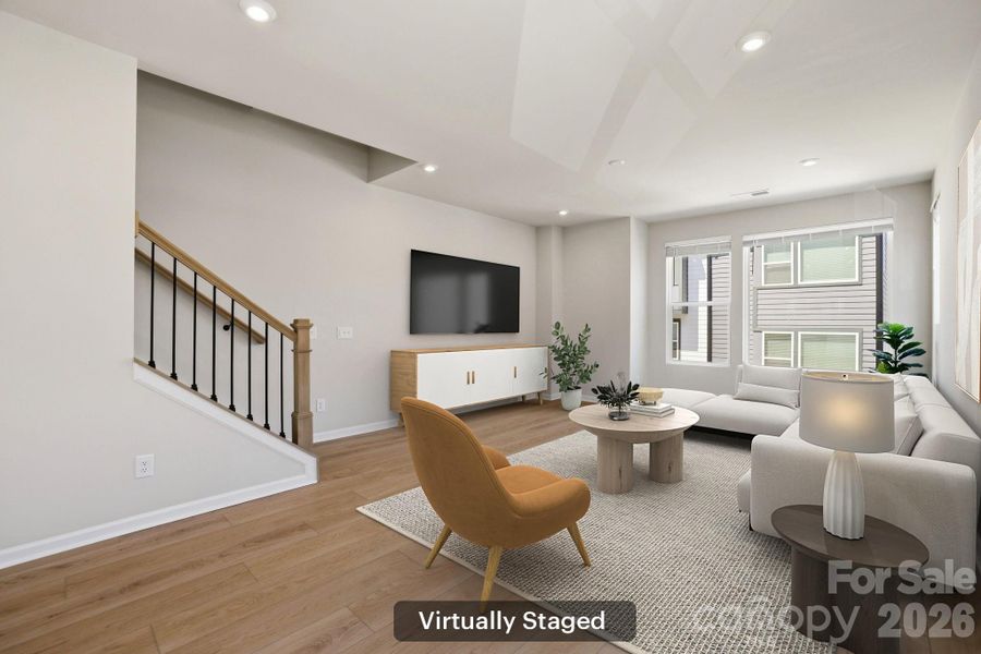 Furnished interior view inside a new home in , Charlotte (Image 28).