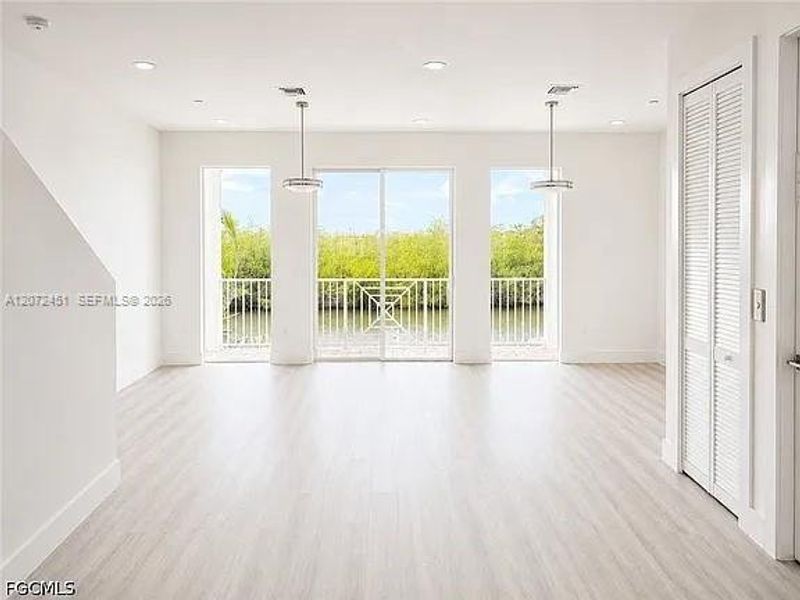 Spacious, unfurnished interior of a new home in , Cape Coral (Image 10). Spacious, unfurnished interior of a new home in , Cape Coral (Image 10).