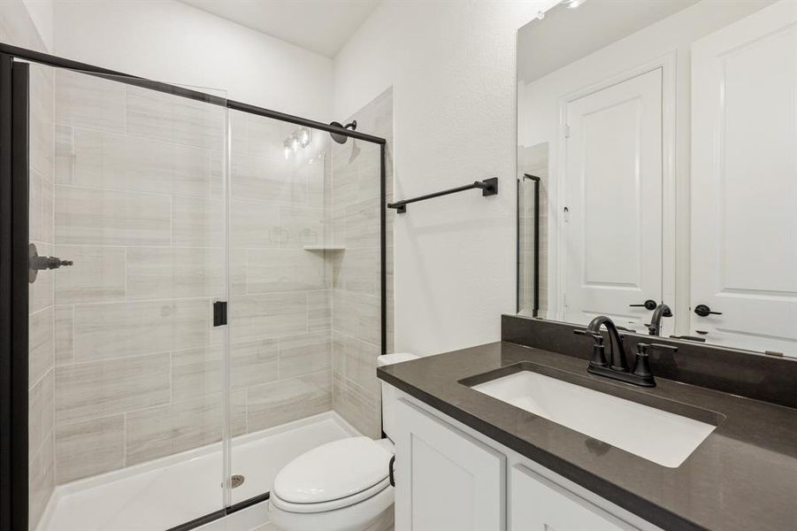 Furnished interior view inside a new home in Wildflower Ranch 60-65, Justin (Image 10). Furnished interior view inside a new home in Wildflower Ranch 60-65, Justin (Image 10).