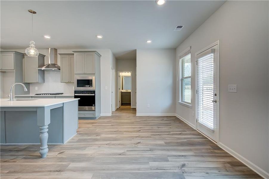 Spacious, unfurnished interior of a new home in Cambria at Traditions, Hampton (Image 23).