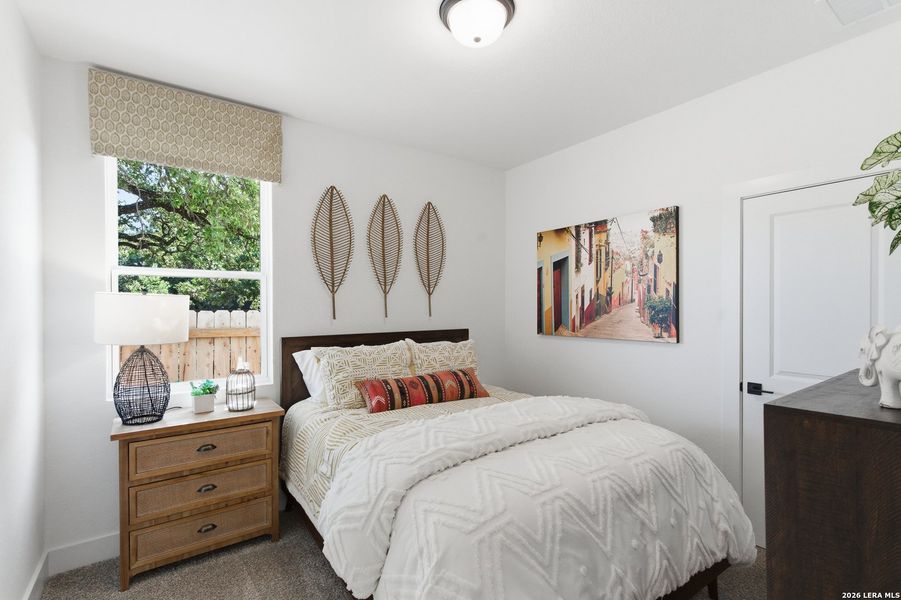 Furnished interior view inside a new home in Centero at Stone Oak, San Antonio (Image 16).