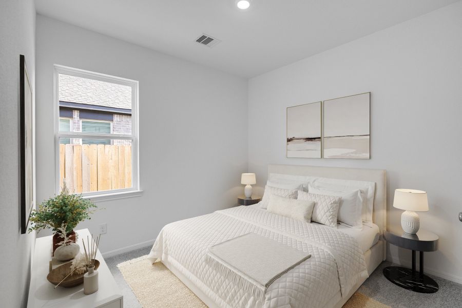 Furnished interior view inside a new home in Brookewater 45s, Rosenberg (Image 17).
