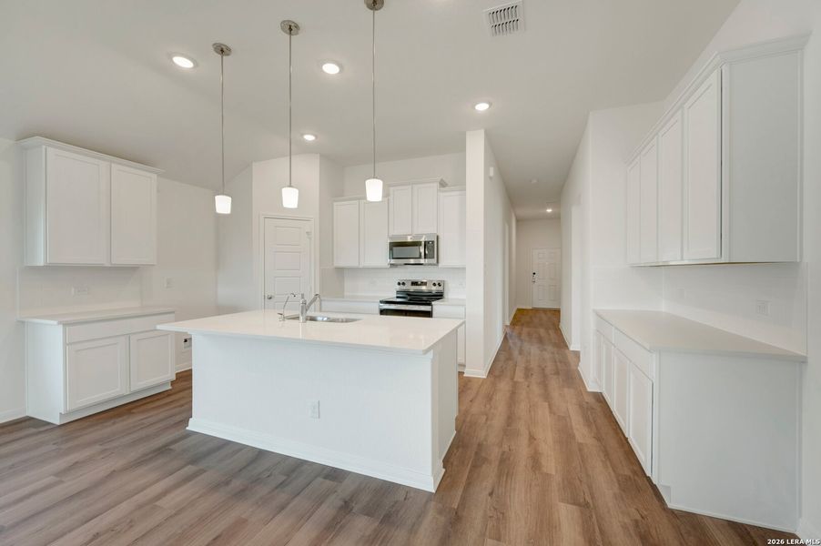 Furnished interior view inside a new home in Greenspoint Heights, Seguin (Image 6).