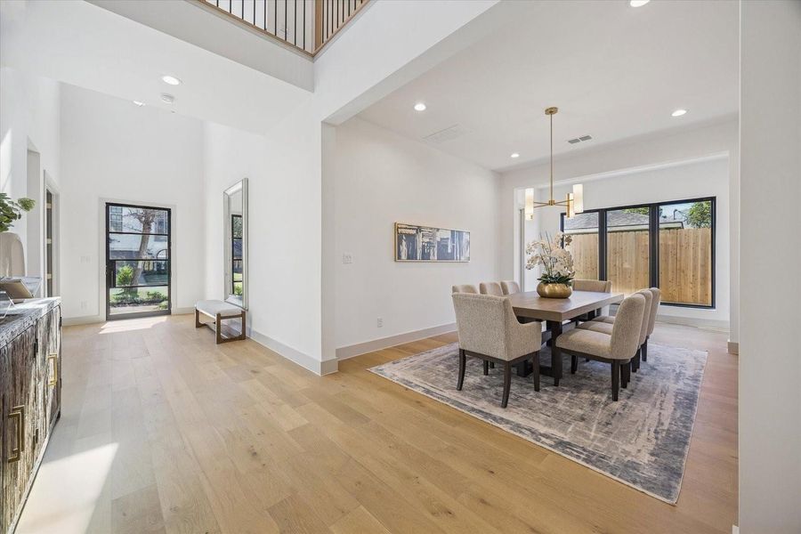 Furnished interior view inside a new home in , Houston (Image 18). Furnished interior view inside a new home in , Houston (Image 18).