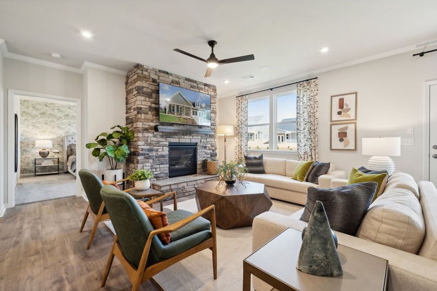 Furnished interior view inside a new home in The Retreat at Laurelbrook, Sherrills Ford (Image 5).