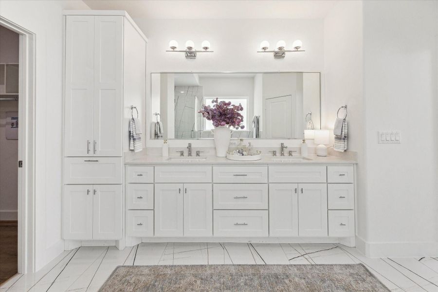 Furnished interior view inside a new home in Upland Estates, Houston (Image 17).