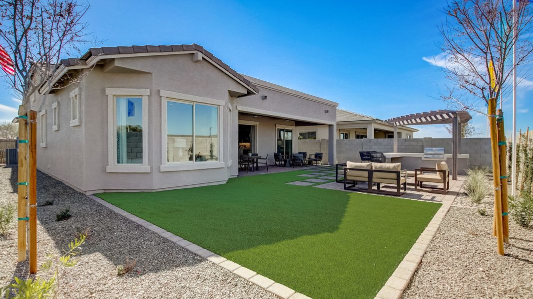 Furnished interior view inside a new home in Mirada Crossing, Goodyear (Image 14).