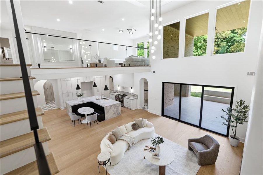 Furnished interior view inside a new home in , Lawrenceville (Image 50).