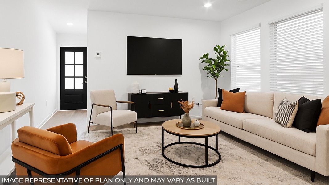 Furnished interior view inside a new home in Gemini, Splendora (Image 3).