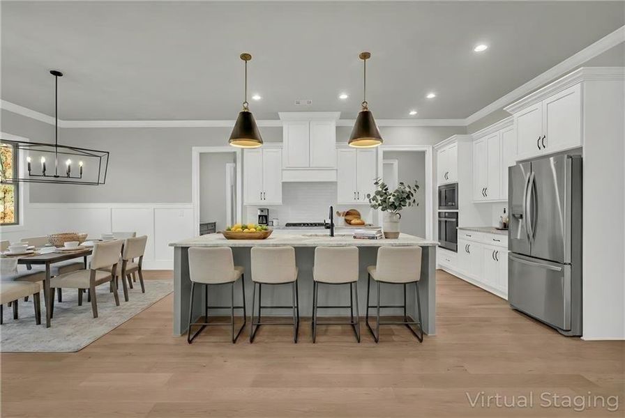 Furnished interior view inside a new home in , Gainesville (Image 9).