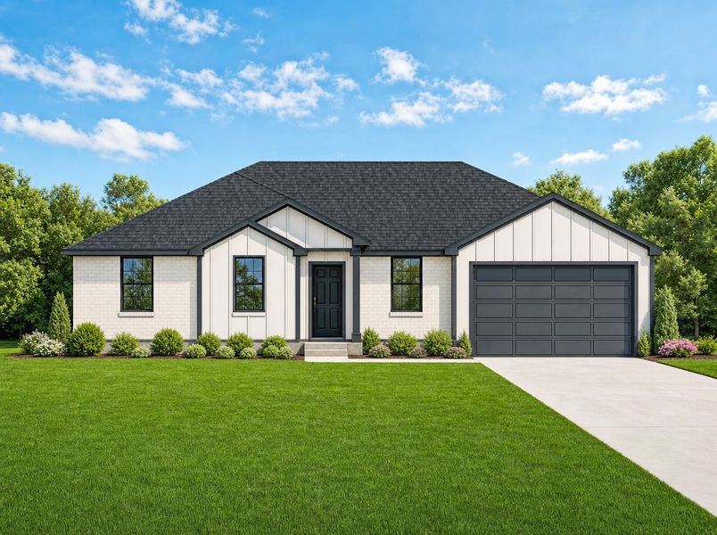 Representative exterior photo of a completed home built from the Jasmine by Our Country Homes in Runaway Bay, Runaway Bay, TX (Image 3).