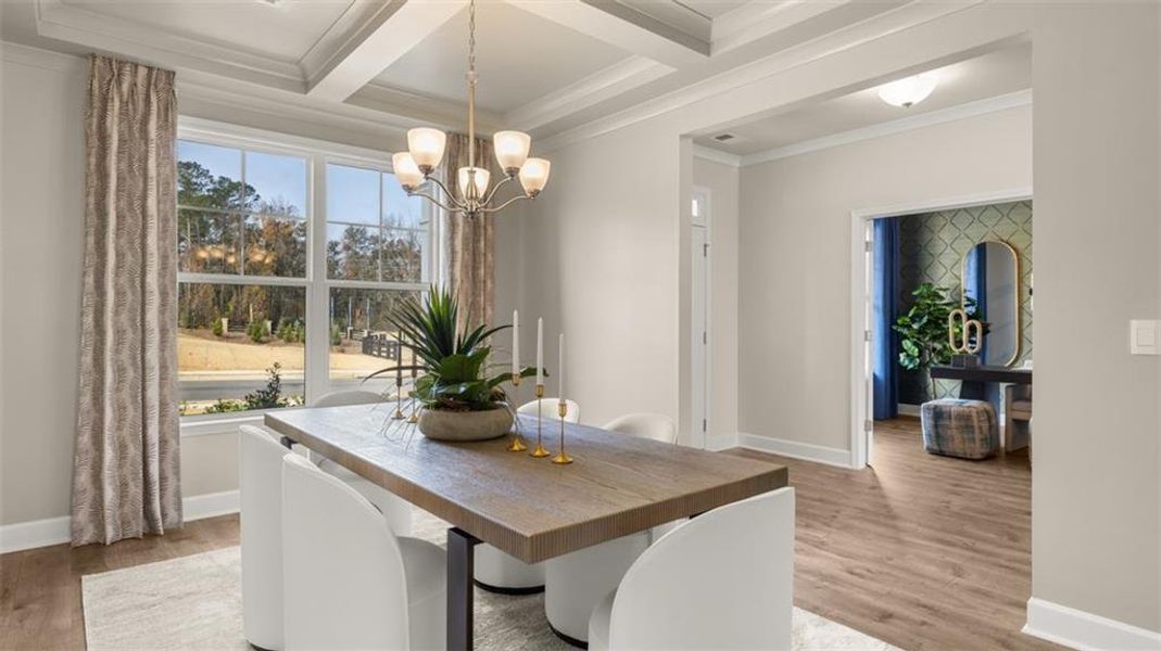 Furnished interior view inside a new home in The Gates at Pates Creek, Hampton (Image 10).