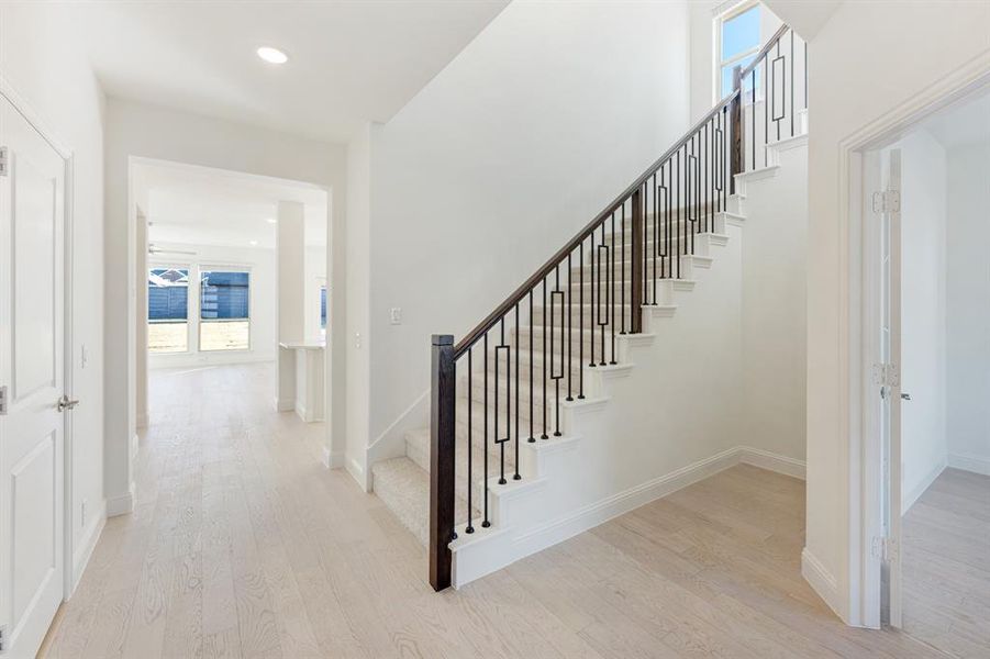 Spacious, unfurnished interior of a new home in Union Park Classic 55, Little Elm (Image 23).