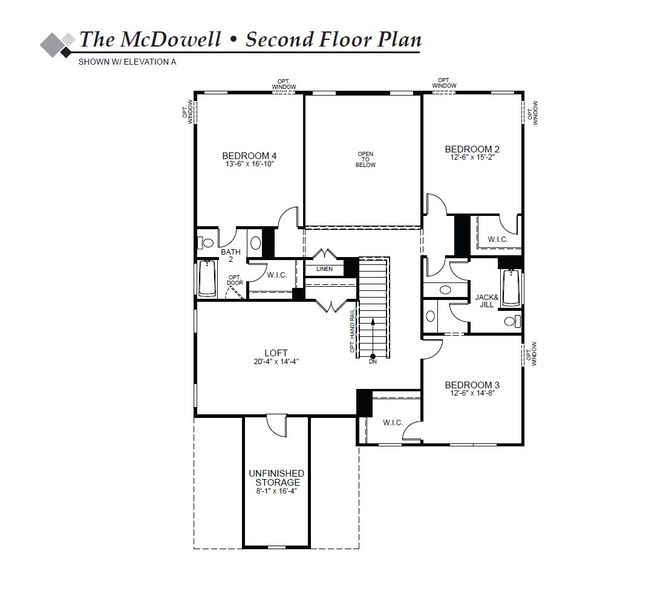 2D floor plan layout for the McDowell by Eastwood Homes in Arbordale Reserve, Elgin, SC (Image 5). 2D floor plan layout for the McDowell by Eastwood Homes in Arbordale Reserve, Elgin, SC (Image 5).